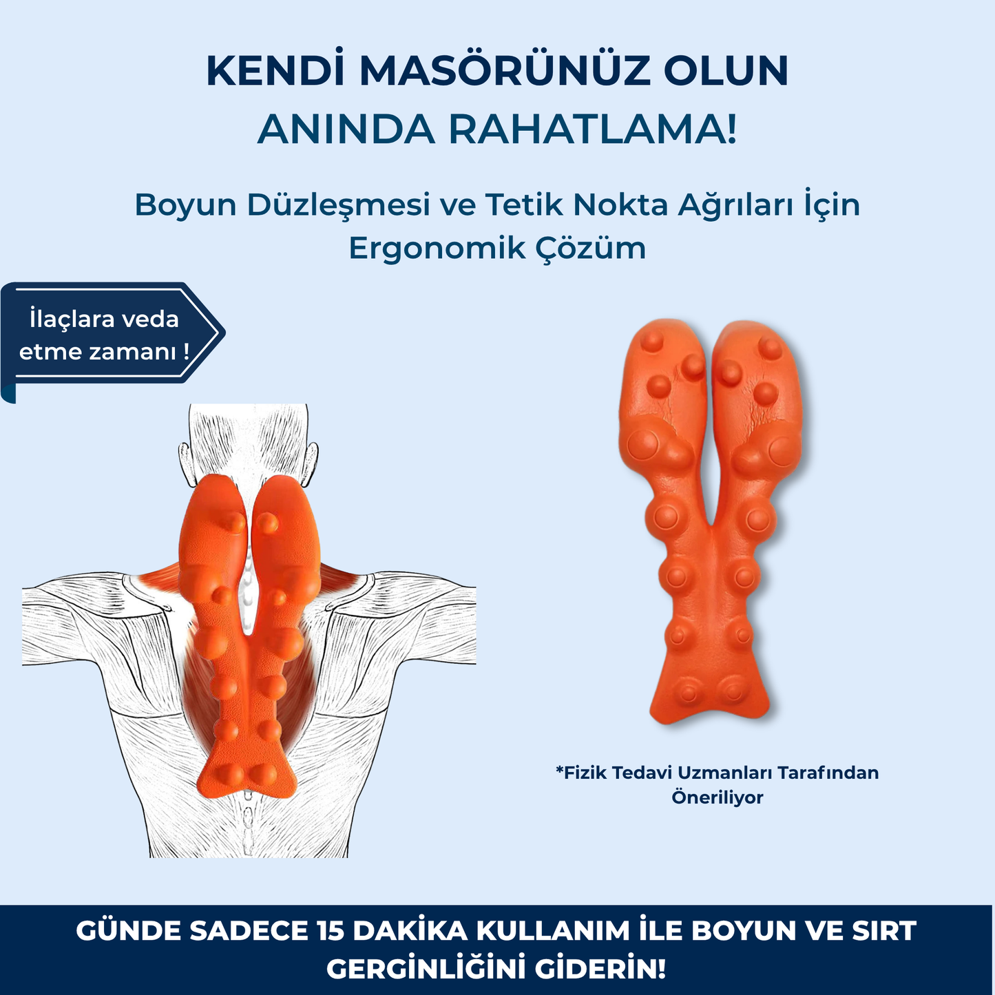 Evde Masör Rahatlığı - Boyun, Sırt ve Baş Ağrılarından Kurtulun