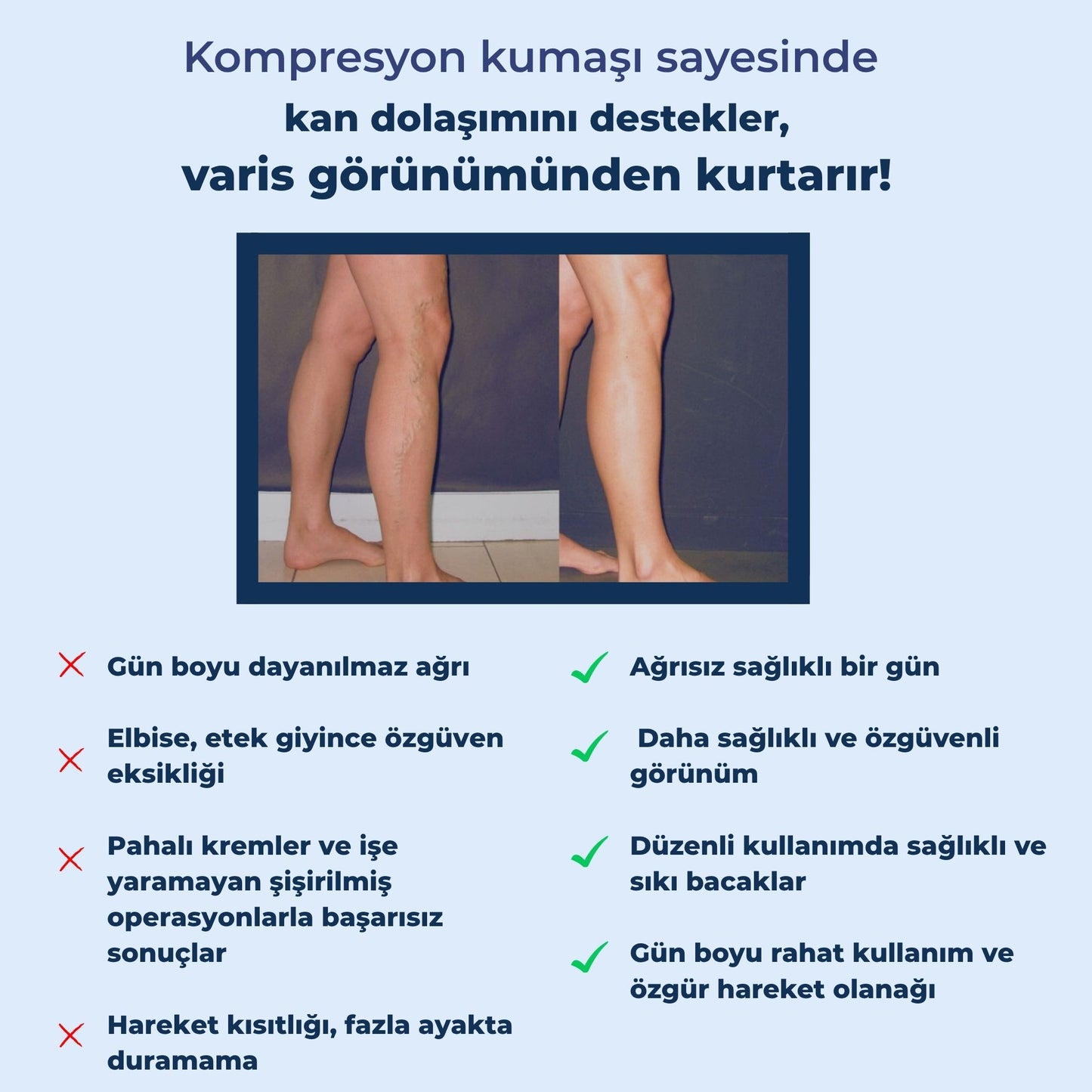 Feedenze 3'lü Etki Varis Çorabı